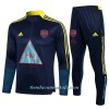 Sudadera De Entrenamiento Trajes Arsenal Cremallera De Cuarto 2022-23 Azul Amarillo - Niño